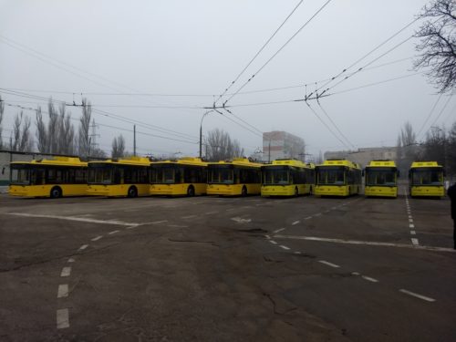 В Херсоні презентували 4 нових тролейбуси